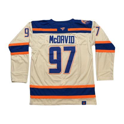 Connor McDavid Edmonton Oilers NHL Fanatics Authentic Pro Stitched Jersey