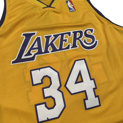 Shaquille O'Neal Los Angeles Lakers "1999-2000 Season" NBA Mitchell & Ness Hardwood Classics Swingman Stitched Jersey
