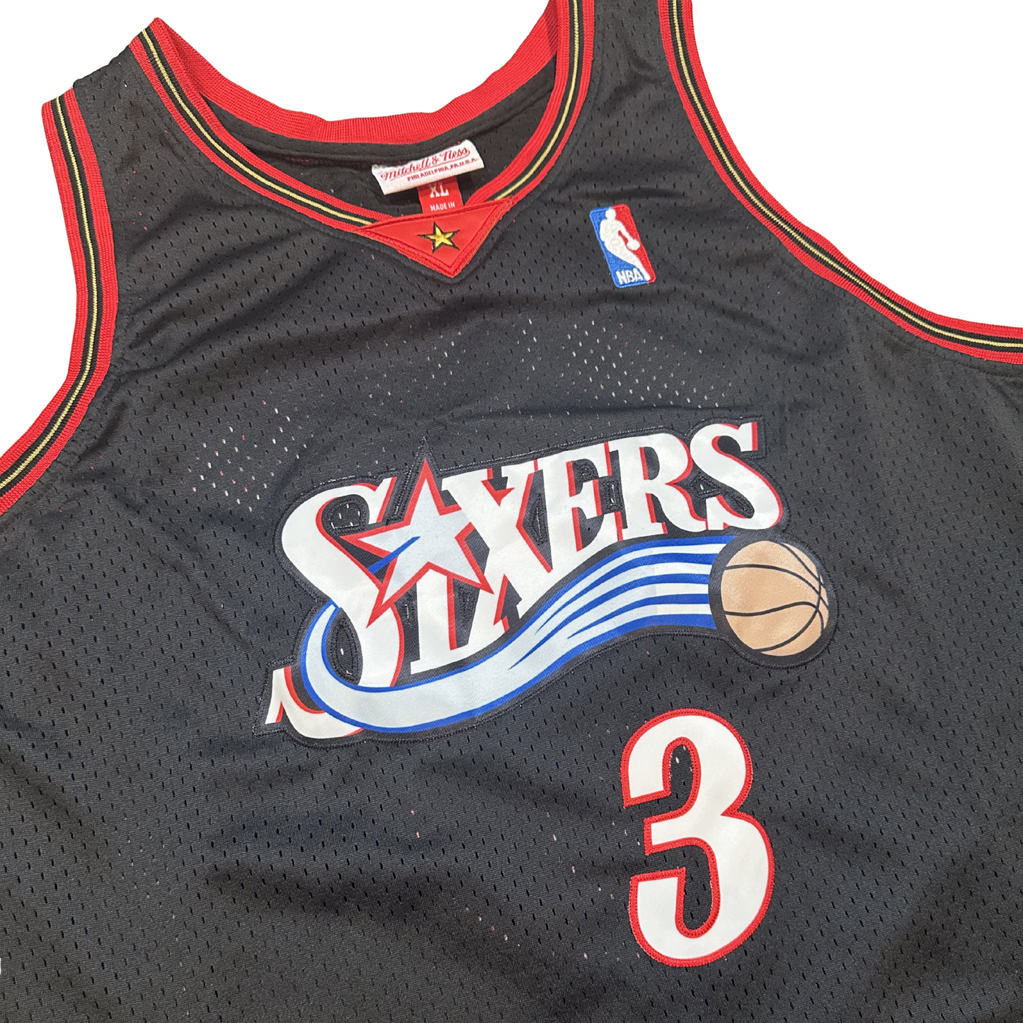 Allen Iverson Philadelphia 76ers "2000-2001 Season" NBA Mitchell & Ness Hardwood Classics Swingman Stitched Jersey