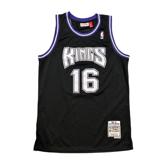Peja Stojakovic Sacramento Kings "2001-2002 Season" NBA Mitchell & Ness Hardwood Classics Swingman Stitched Jersey