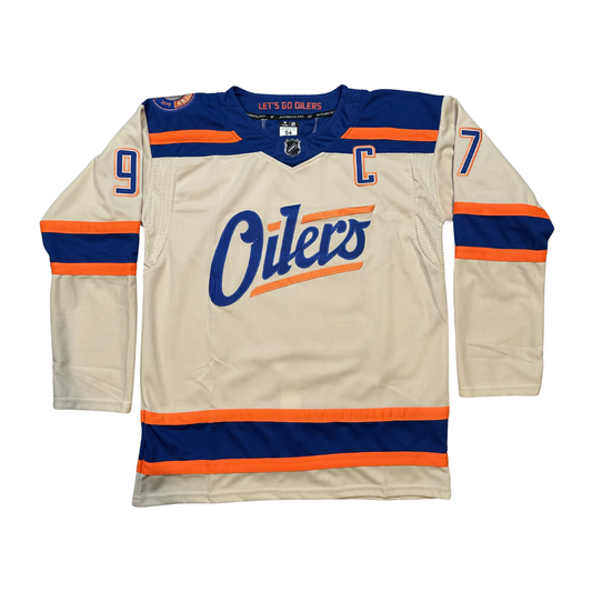 Connor McDavid Edmonton Oilers NHL Fanatics Authentic Pro Stitched Jersey